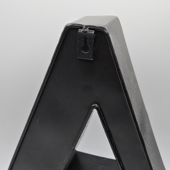 3D black letter A ☆Approximately 13"Wide by 12"High by 2"Deep - Picture 6 of 11